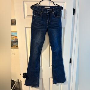 Stylish Dark Blue Boot Cut Women's Jeans